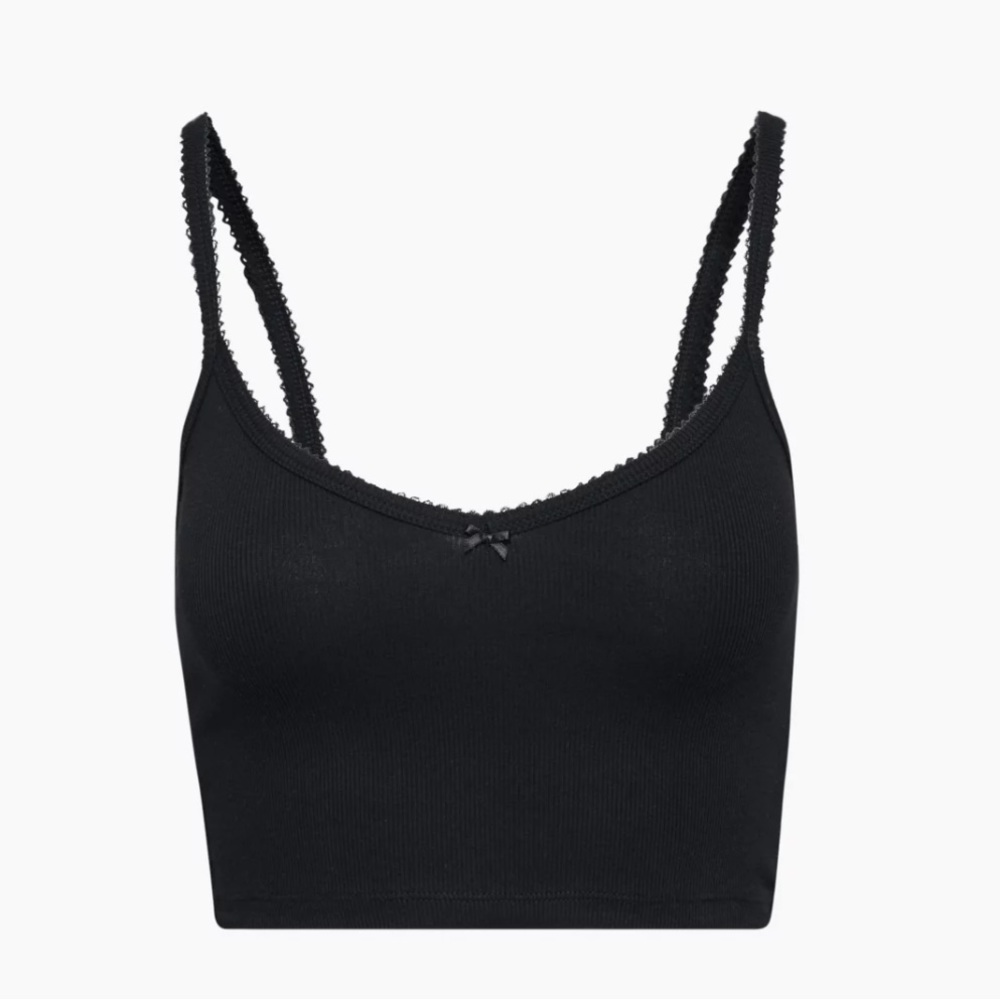 ARITZIA SUNDAY BEST GRACIE TANK - BLACK